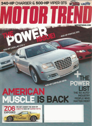 MOTOR TREND 2005 FEB - TOP FUEL, Z06, MAZDASPEED6